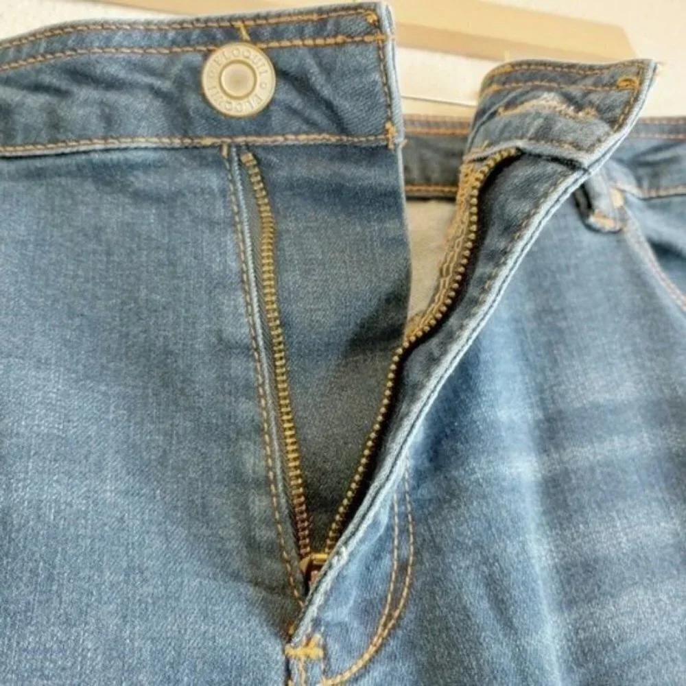 Eloquii Jeans Indigo Wash Distressed Sz 24 Casual Contemporary